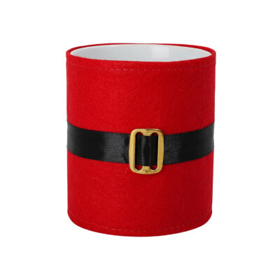 

Christmas Creative Velvet Clothes Cup Set Protect Cup Christmas Celebration Decoration