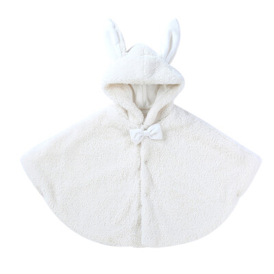 

Fall & Winter Fashion Lovely Warm Cape Baby Girls Outdoor Cute Soft Hoodies Coats with Rabbit Ear
