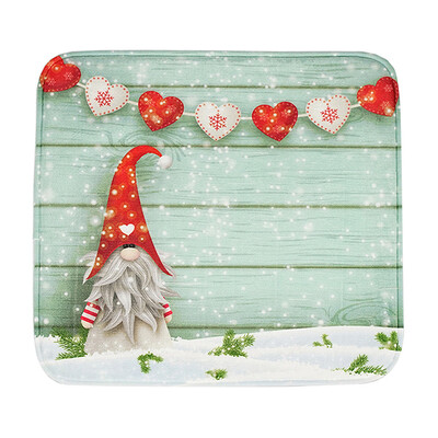 

Siaonvr Thickened Memory Foam Chair Cushion Christmas Printing Slow Resituating Cushion
