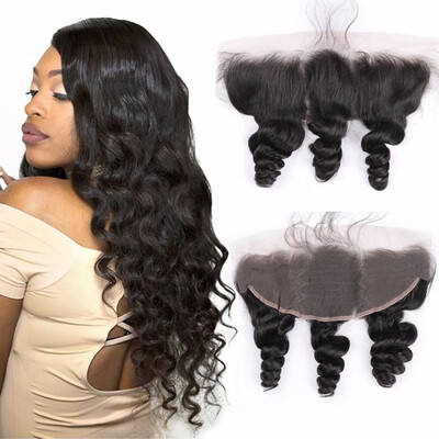 

Nami Hair Brazilian Remy Hair Loose Wave 13x4 Lace Frontal Closure Free Part Ear To Ear 100 Human Hair Closure