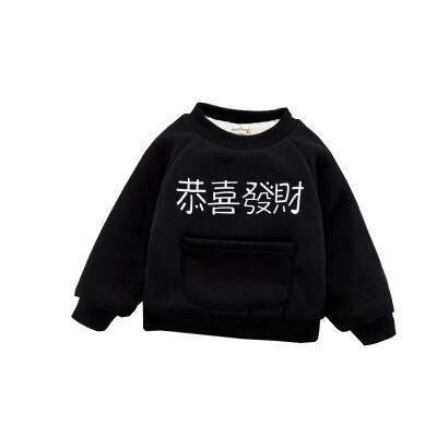 

Winter Kids Sweatshirts for Baby Girl Boy Clothes Character Print Casual Long Sleeve Sweatshirts Thicken Outerwear