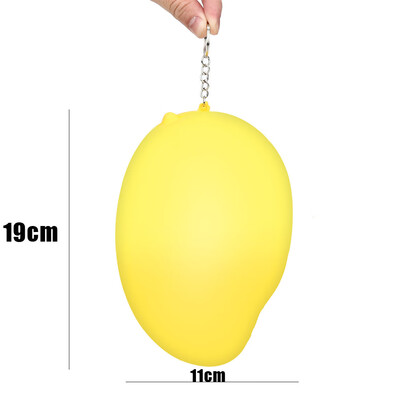 

YIWULASimulation Big Mango Squishy Slow Rising Cream Scented Squeeze Charm Cure Toy