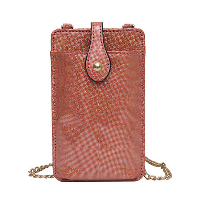 

Faux Leather Card Slot Hasp Mini Coin Purse Women Crossbody Shoulder Phone Bag