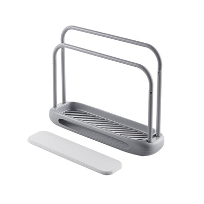 

Toponeto Detachable Towel Storage Rack Quick-drying Diatom Mud Double Rod Rag Stand