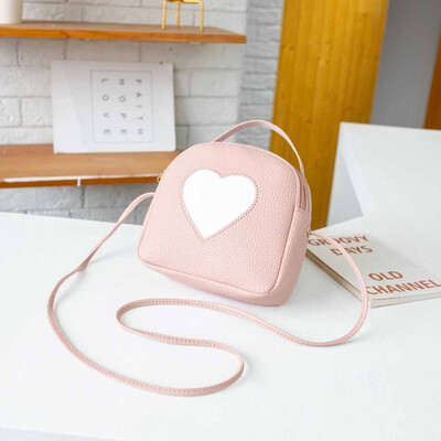 

Tailored Women 2019 Heart Fashion Shoulder Messenger Bag Simple Handbags Casual Phone Bag