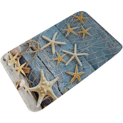 

3D Printed Thickened Rug Soft Three Layers Rug Home Decorative Carpet Non-Slip Water Absorbability Mat for Bathroom Livingroom
