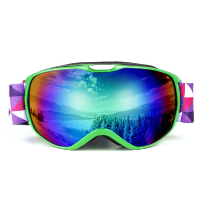 

Anti-fogging Goggles Skiing OTG Goggle UV400 Protection Goggles Climbing Skating Snow Sports Coated Goggles for Kids