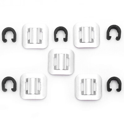 

Bicycle Line Guide Tubing Fixed Clamp Clip C Shape Cord Holder 5pcs Accessories
