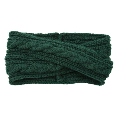 

Women Winter Warm Knitting Headbands Lady Wool Crochet Hairband Turban Head wear