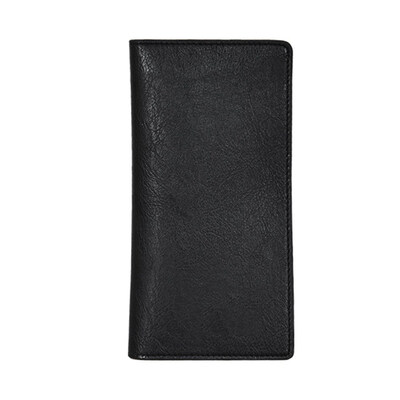 

Solid Color Fashion Men Multi-slot Faux Leather Bifold Clutch Purse Long Wallet