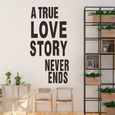 

〖Follure〗Home Sweet Quotations Removable Wall Sticker Bedroom Backdrop Art Decal DIY