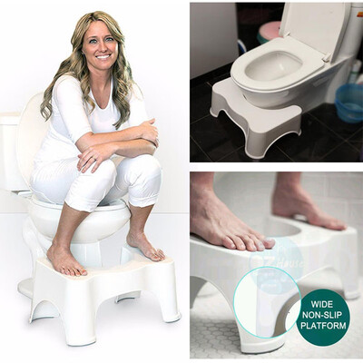 

〖Follure〗Squatty Potty Bathroom Toilet Stool Step Footstool Constipation Piles Relief Aid
