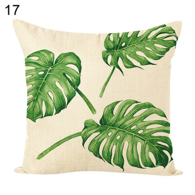 

Sparse Monstera Leaves Square Throw Pillow Case Cushion Cover Sofa Bed Car Decor