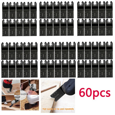 

405060Pcs High Carbon Oscillating Saw Blades Multi-tool Kit Steel Wood Cutting Blades Tool Kit