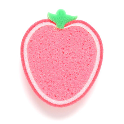 

New Kitchen Tool Lovely Fruit Dish Washing Cleaning Cloth Gadget Sponge Scouring