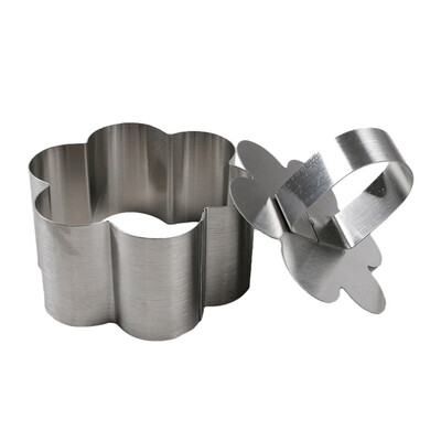

Stainless Steel Cake Ring Portable Small Mousse Cake Ring Kitchen Baking Supplies1