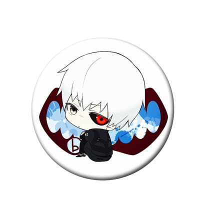 

Tokyo Ghoul Brooch Japanese Animation Tokyo Ghoul Creative Kawaii Brooches & Pins for Clothes Bags Caps&Pencil Cases