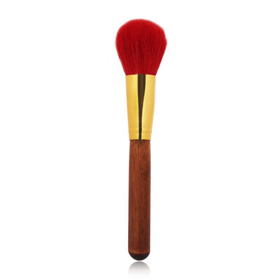 

1pcs Oval Powder Brush Blush Professional Goat Hair Wooden Handle Face Make Up Brushes Cosmetics Makeup Tools