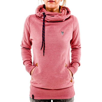 

Hoodie Korean Women Winter Long Sleeve Plain Fashion Sweatshirt Casual Hooded Coat Pullover Jumper Tops