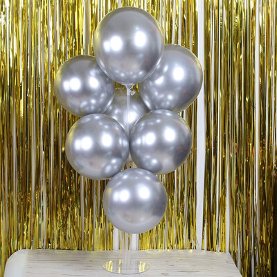 

Gobestart 50Pcs Chrome Shiny Metallic Latex Balloons for Birthday Wedding Grad Party