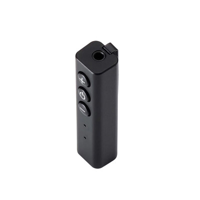 

Portable Wireless Bluetooth Receiver Bluetooth 42 Adapter AUX Hands-Free w Microphone for Phone Car Home Audio System Black