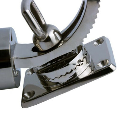 

UK Deck Fishing Rod Holder Pole Base Stainless Steel For Yacht Boat 360Rotation