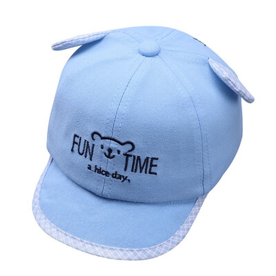

Baseball Cap Kids Sports Cap Hat Cotton Embroidered Bear Cap Children Accessories Baby Boys Girls Hats