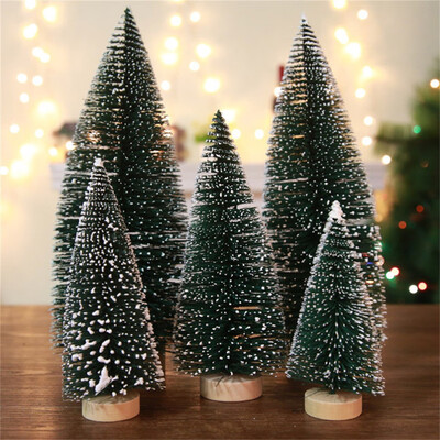 

〖Follure〗Mini Christmas Tree Stick White Cedar Desktop Small Christmas Tree Xmas Gifts