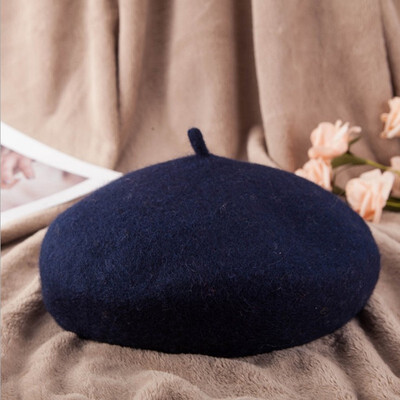 

Autumn winter new lady wool bud cap sweet pumpkin cap warm yuezi cap