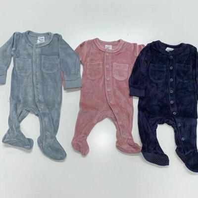 

UK Newborn Infant Baby Girl Boy Clothes Velvet Romper Bodysuit Jumpsuit Outfits
