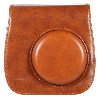 

Andoer Leather Camera Case Bag Cover for Fuji Fujifilm Instax Mini 88s89 Single Shoulder Bag