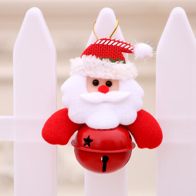 

New Fashion Christmas Decoration Accessories Christmas Tree Doll Bell Old Snowman Christmas Gift Decoration