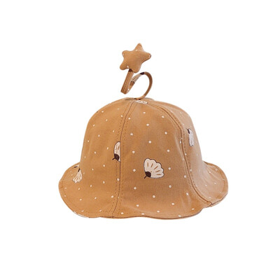 

Children Cute Fashion Bucket Caps Kids Toddler Cute Polka Dot Printing Bucket Hat Baby Gift