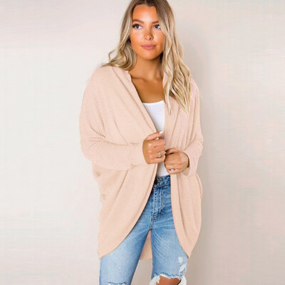 

Toponeto Women Long Sleeve Knitwear Open Front Casual Cardigan Sweaters Outerwear