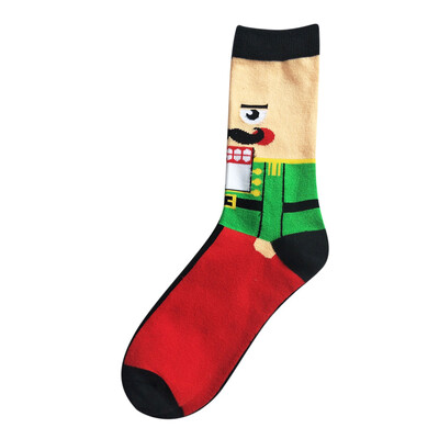 

Gobestart Mens Winter Warm Cartoon Printed Cotton Socks Christmas Xmas Gift Breathable