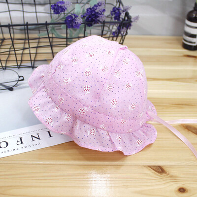 

New Newborn Baby Girls Kids Summer Princess Infant Floral Print Sun Cap Cotton Bucket Hat
