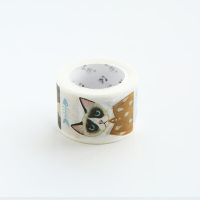 

Original Cartoon Cute Cat Series Japanese Paper Tape Stickers DIY Party Home Decorative Materials