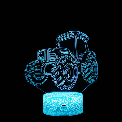 

〖Follure〗LED 3D Illuminated Lamp Optical Illusion Desk Night Light With 7 Color Changing