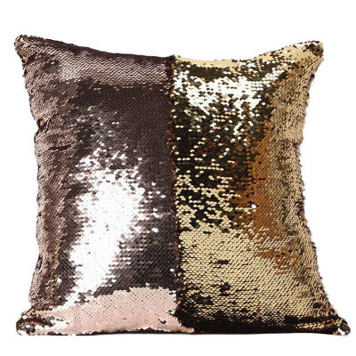 

Pattern DIY Color Patchwork Glitter Sequins Throw Pillow Case Cafe Home Square Cushion Covers