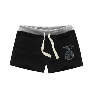 

Summer Casual Board Men Shorts Elastic Waist Shorts Mens Beach Shorts BlackGray j2