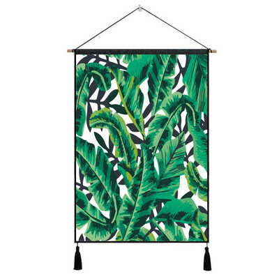 

Toponeto Unframed Banana Leaf Oil Painting Print Picture Home Wall Room Wall Hanging