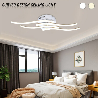 

Modern Minimalist 4 Lights Ceiling Lights LED For Kitchen Living Bedroom Pendant Lamps Warm WhiteWhite