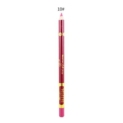 

12 Color Tattoo Lip Liner Matte Waterproof Non-marking Velvet Lipstick Pen Matte Makeup Explosion Manufacturer Wholesale