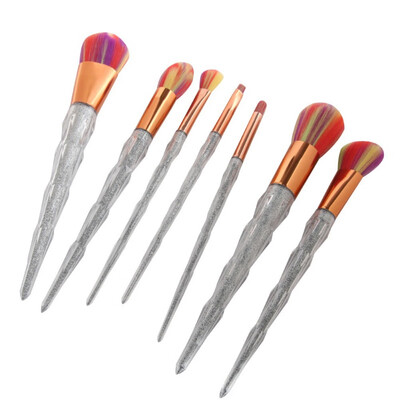 

Pro Diamond Shape Makeup Brush Set Foundation Powder Blusher Eyeshadow Eyeliner Eyebrow Lip Brush Cosmetic Tool Kits W1