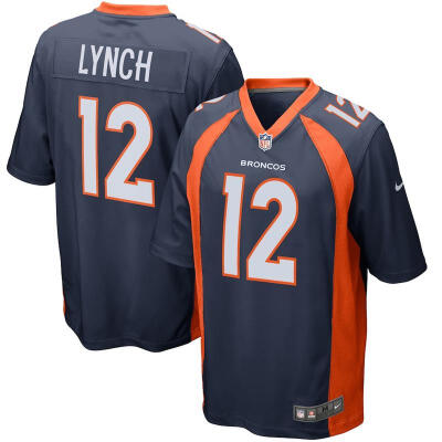 

Youth Football Jersey Denver Broncos Paxton Lynch Navy Game Jersey