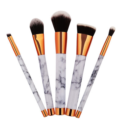 

MAANGE 5Pcs Professional Make Up Brushes Women Eyeshadow Foundatin Powder Makeup Cosmetic Brush Kit maquiagem