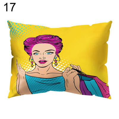 

Creative Beauty Printed Throw Square Pillow Case Cushion Cover Bedding Articles