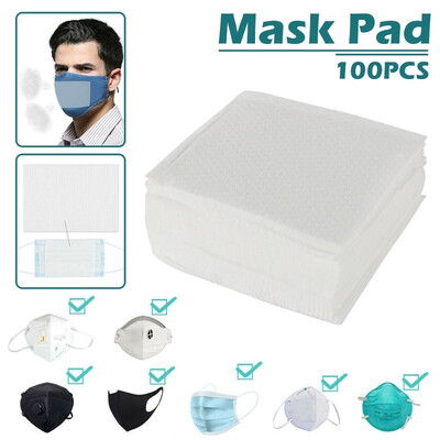 

100pcs Disposable Mask Pad Safe Odorless&Skin-friendly Mask Pad
