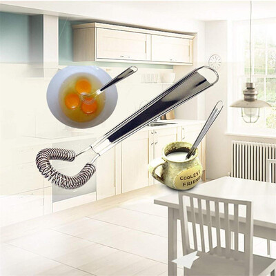 

Gobestart Whisk Hand Egg Beater Stainless Steel Miracle Cream Mixing Tool Kitchen Tools