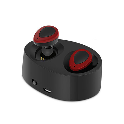 

TWS K2 Twins Portable Mini Wireless Ear Bud Stereo Power Bank Bluetooth earphone for phone with charging cradle